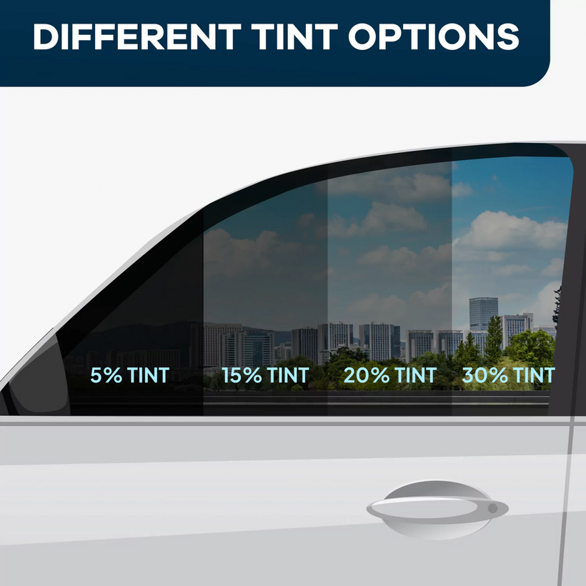 Front and Rear Removable Window Tint